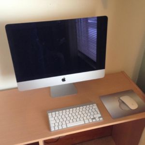 JUAL Second iMac Slim 21inch MD093 Mulus Garansi Juni 2014